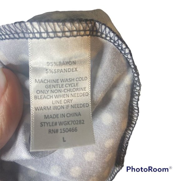 *Mix by 41 Hawthorn* Women's Sleeveless Polka Dot Dress Sz L NWT - Picture 4 of 5